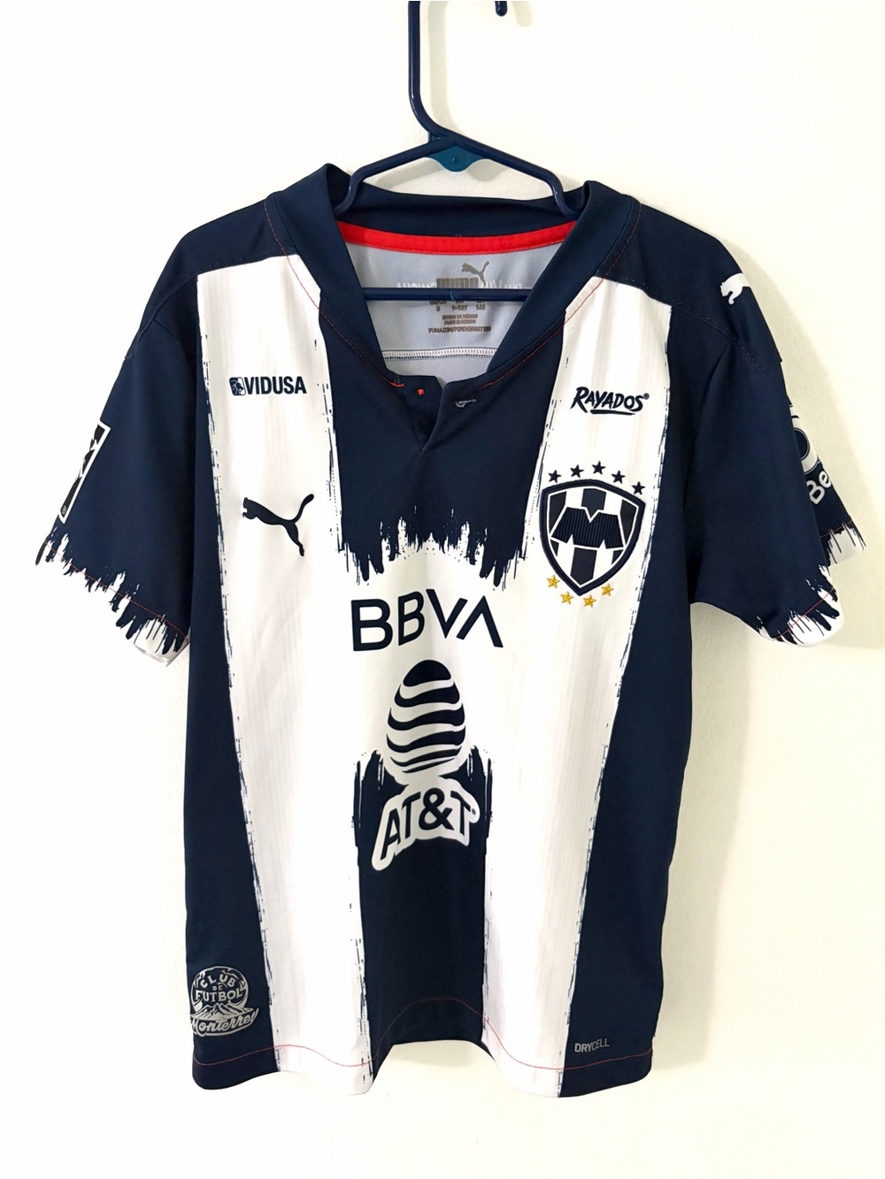 Puma 2020-21 Rayados Monterrey Home Jersey/Kit, Size: Youth Small